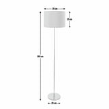 Argos Home Satin Stick Floor Lamp Super White, imported from the UK
