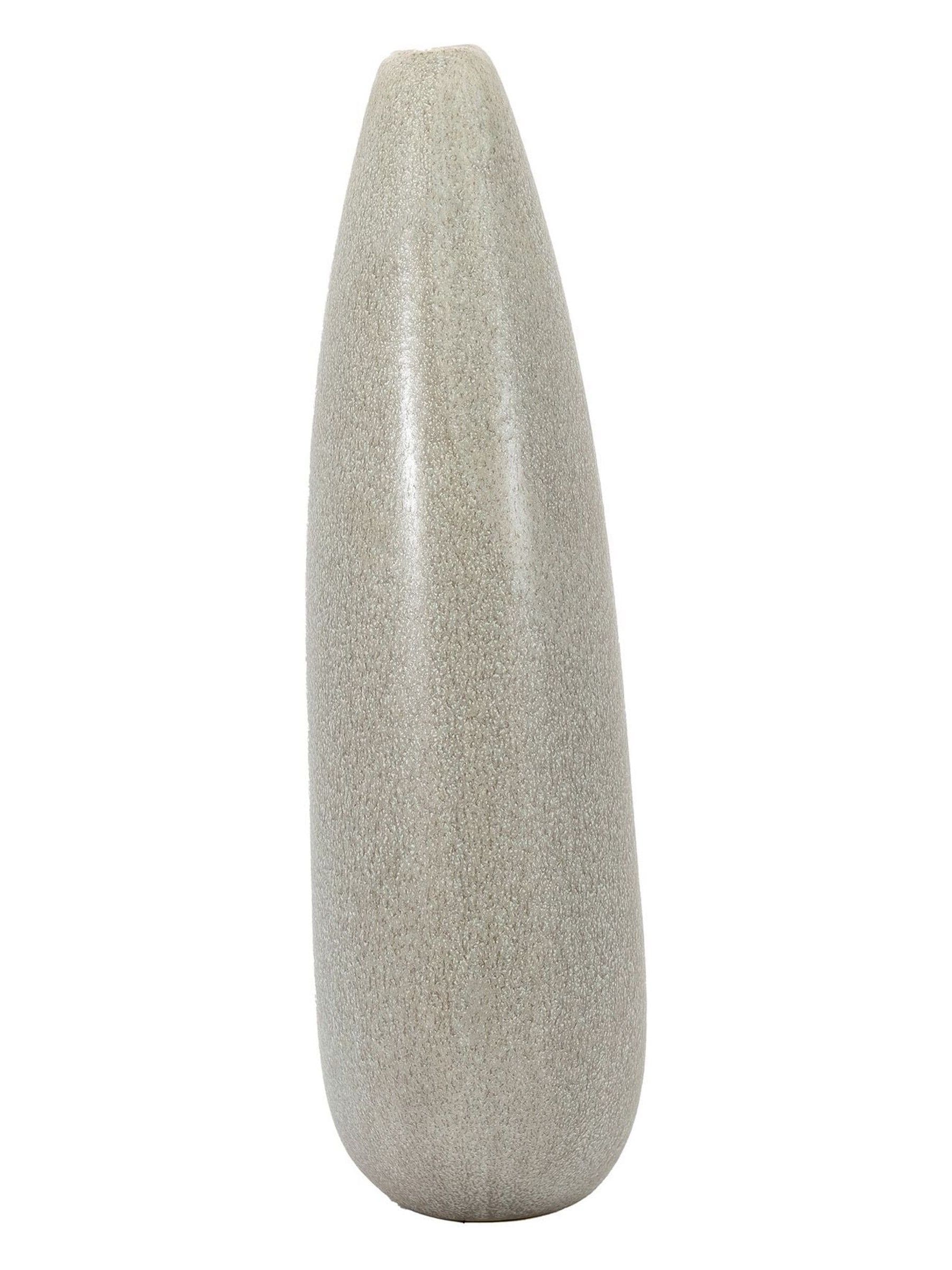 Gallery Home Grey Large Adelanto Pebble Vase, UK version