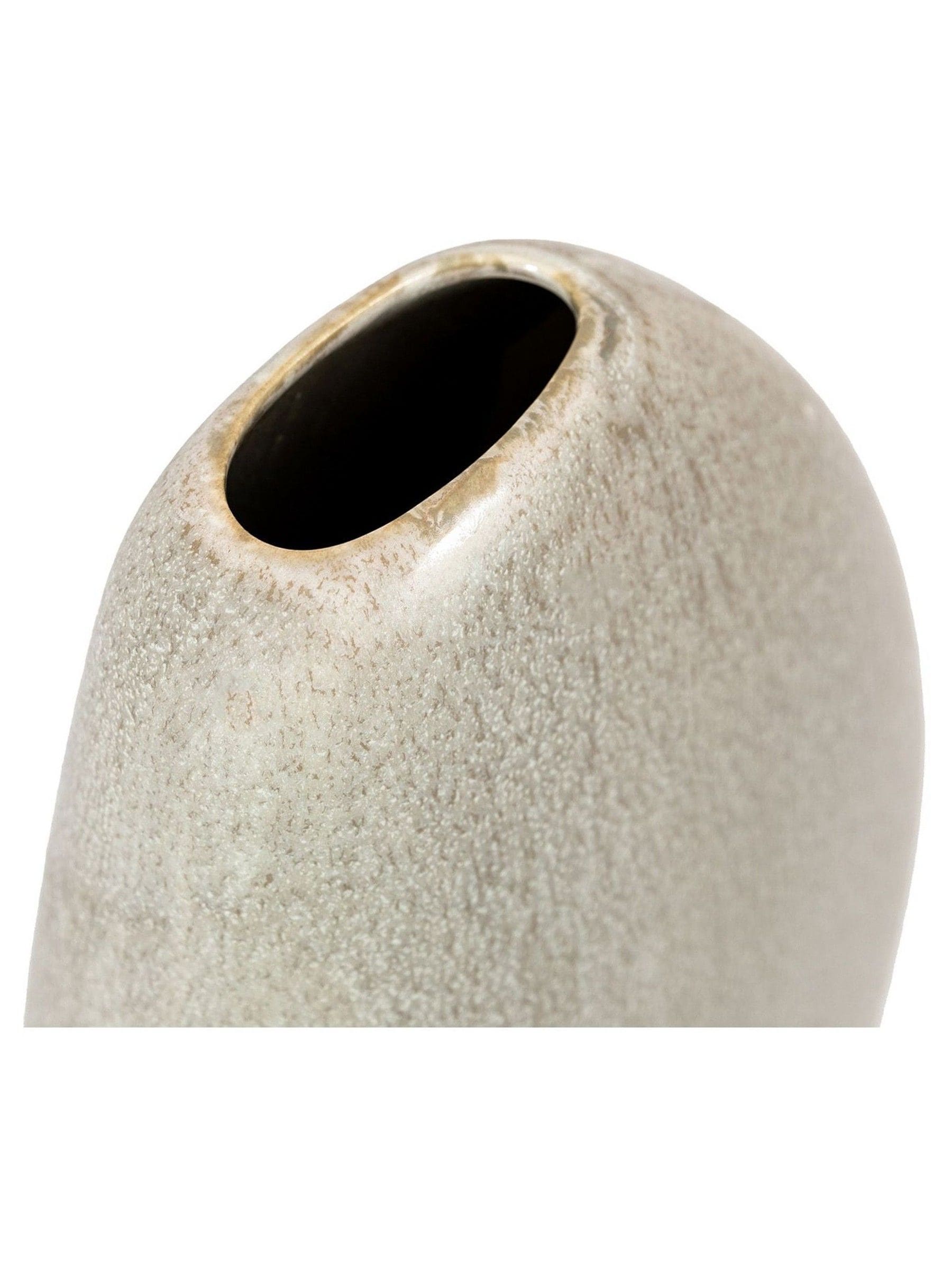 Gallery Home Grey Large Adelanto Pebble Vase, UK version