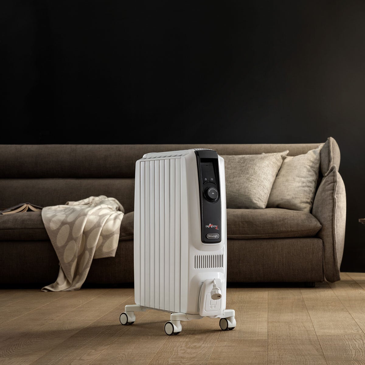 2kW Oil Filled Radiator with Digital Timer and ECO Function