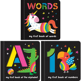 Chunky board book neon assortment for toddlers, UK version