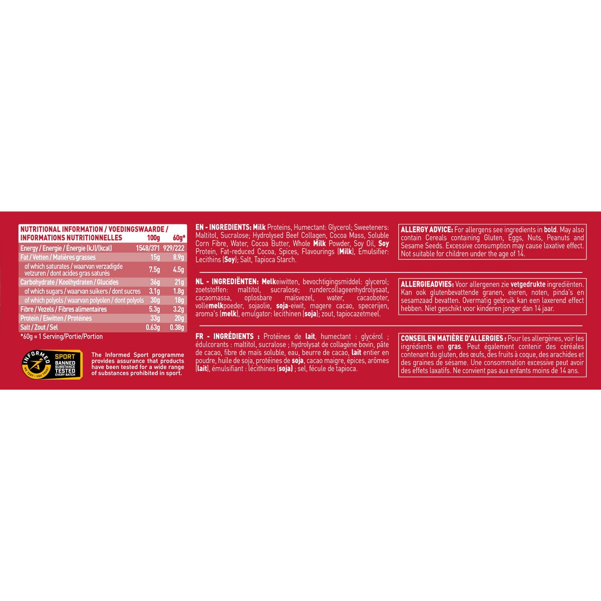 Grenade Gingerbread Bars, 12 x 60g - McGrocer
