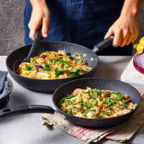 Scoville Neverstick 5 piece pan set, imported from the UK