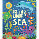 Hide and Seek interactive board book with felt flaps, UK version