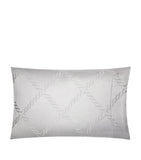 Pratesi chain motif bolster pillowcase 13x41cm, imported from the UK