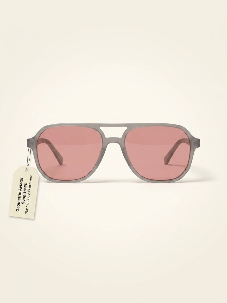Prada PR A50S aviator sunglasses with gold metal frame - British product