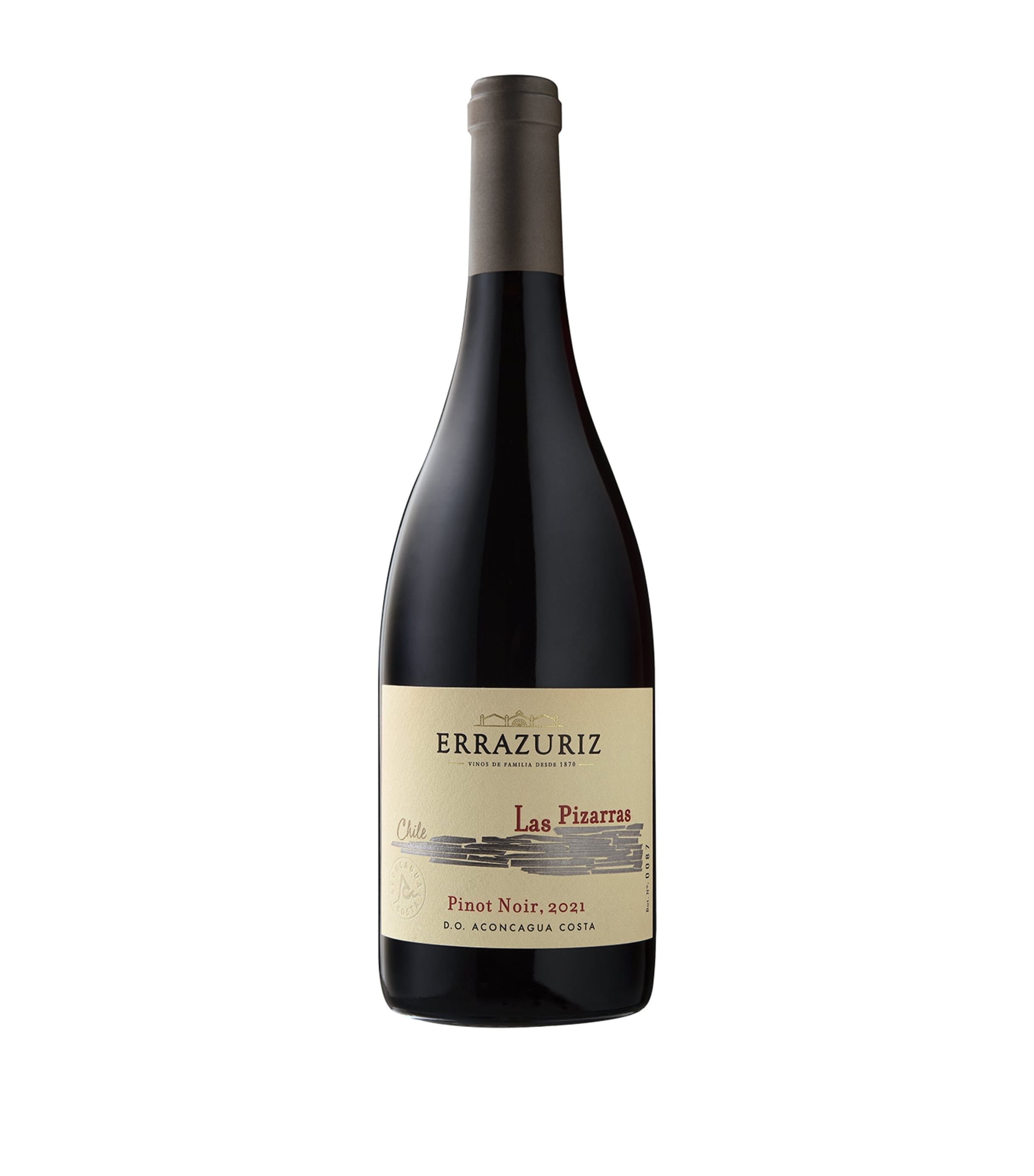 Errazuriz Las Pizarras Pinot Noir 2021 Aconcagua Costa red wine 75cl - British product