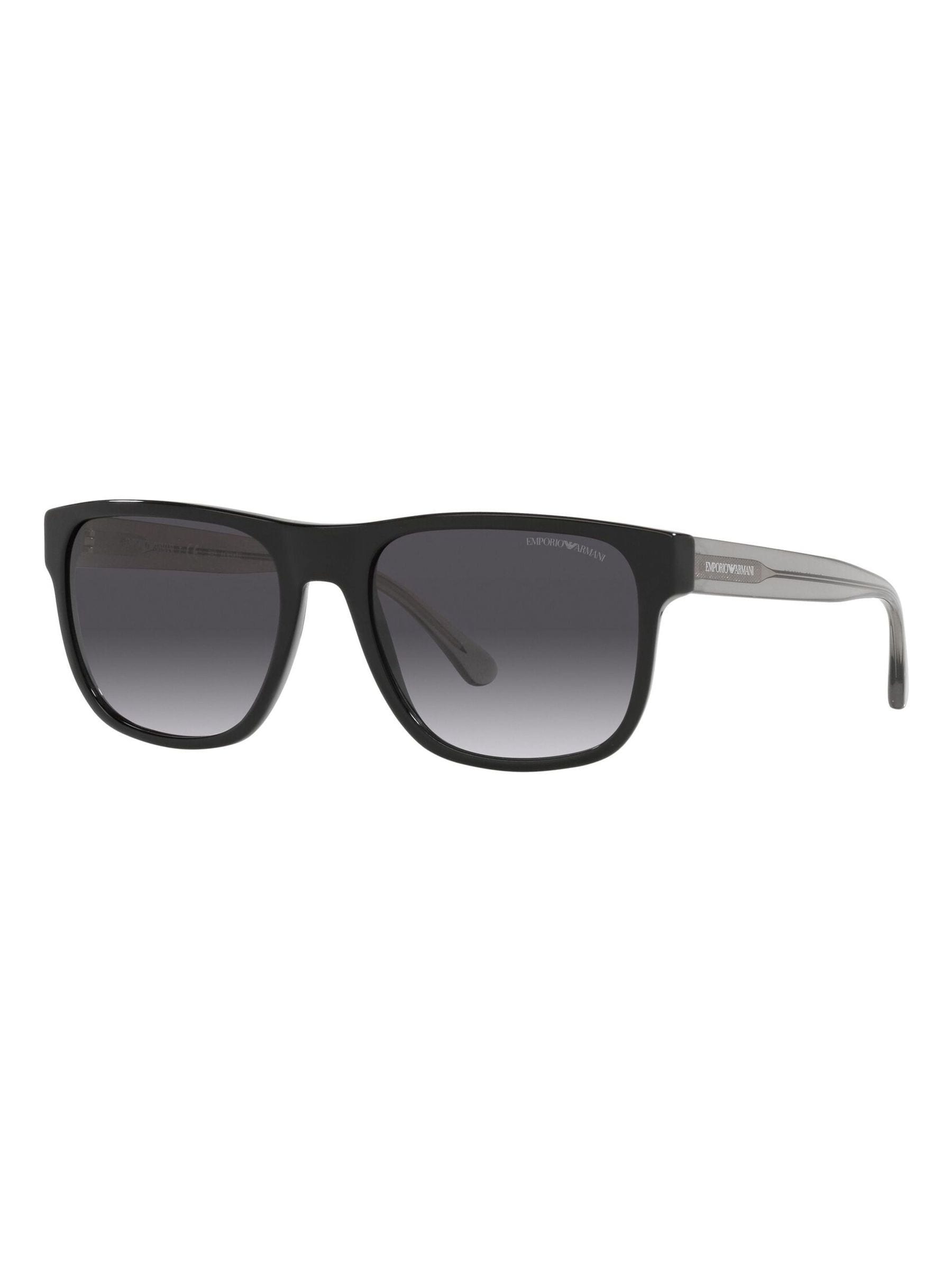 Emporio Armani black sunglasses with acetate frame, imported from the UK