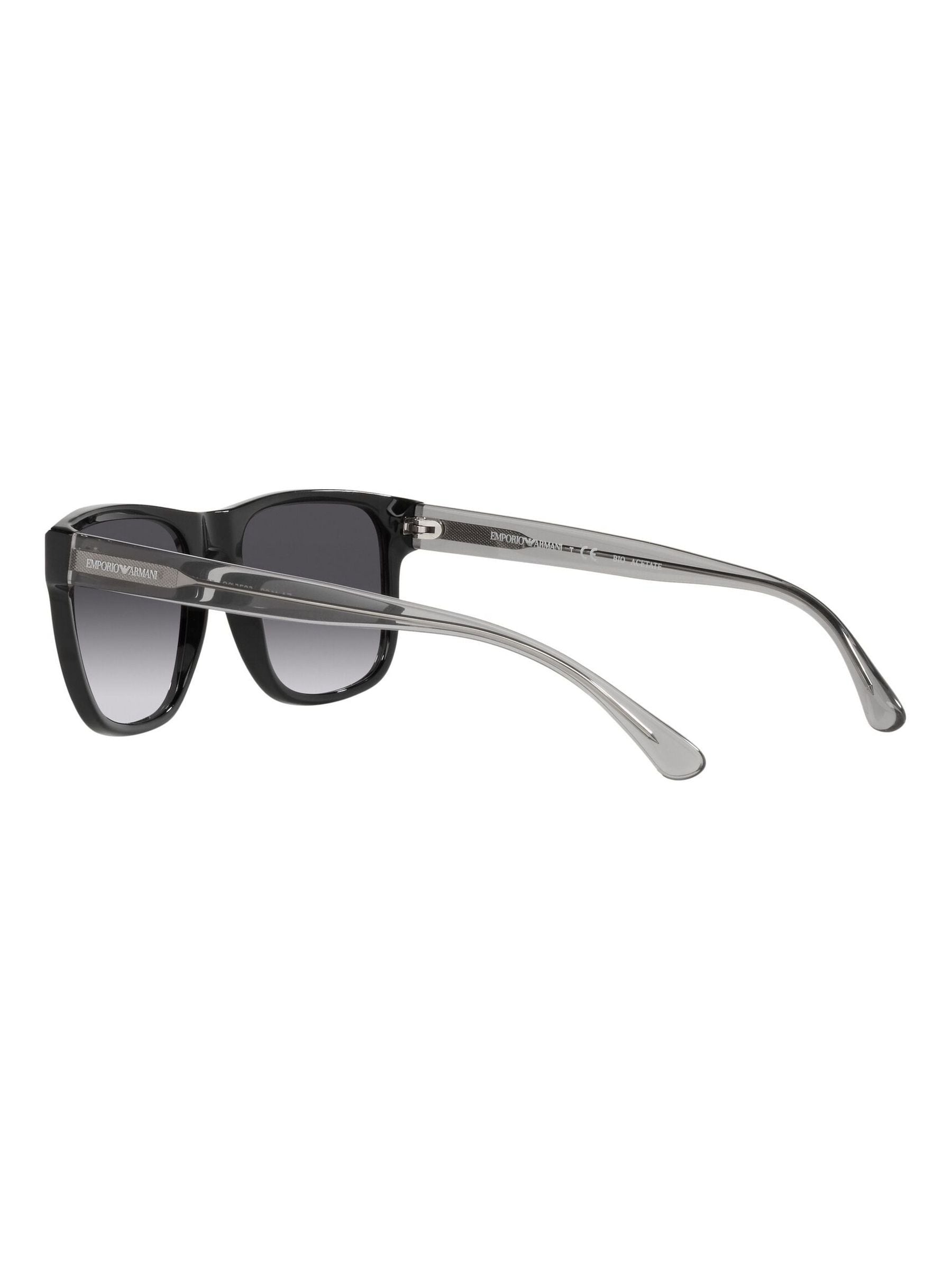 Emporio Armani black sunglasses with acetate frame, imported from the UK