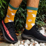 Mr Heron mens animal design bamboo socks, UK version