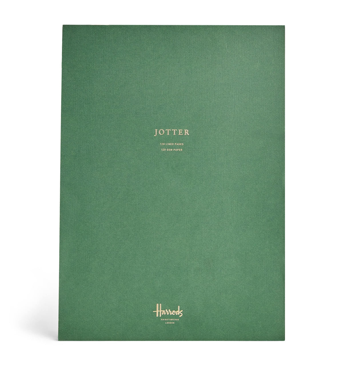 Harrods lined A4 jotter notepad, UK version