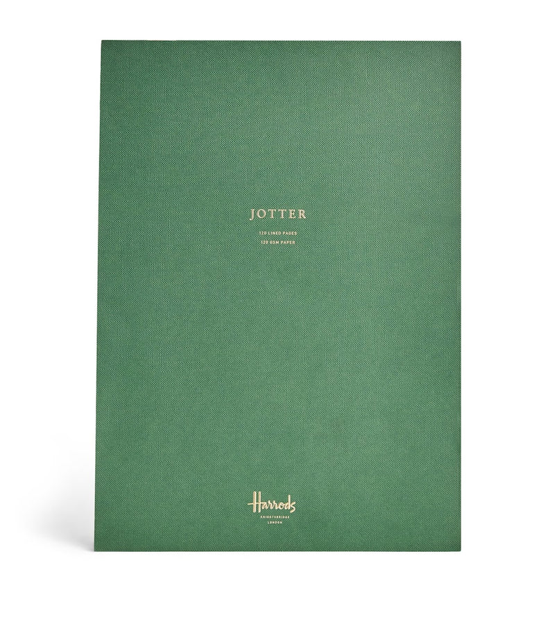 Harrods lined A4 jotter notepad, UK version