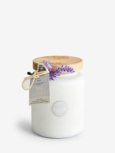 Nächste Lavendel und Geranie Glas Kerze 14cm – Online bei McGrocer kaufen