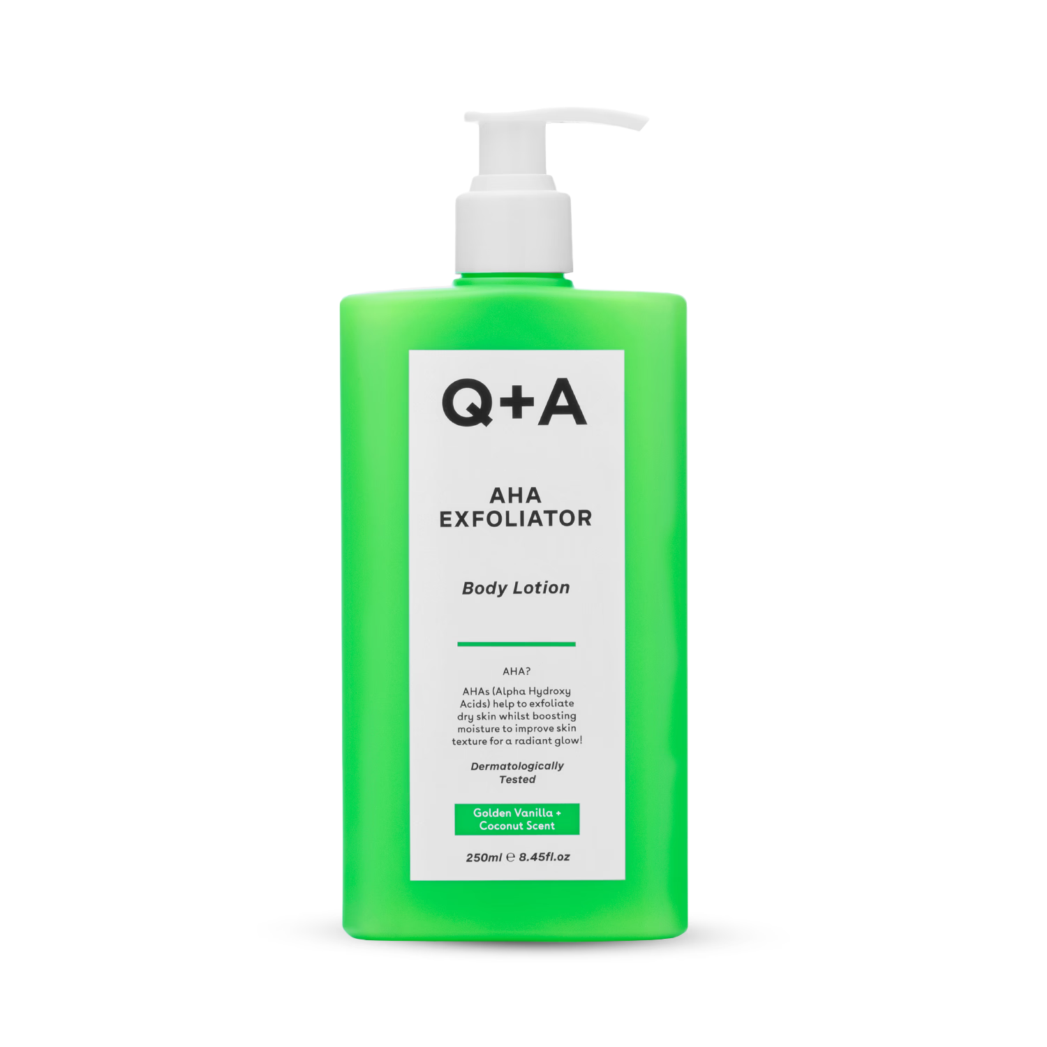 Q+A AHA Exfoliating Lotion 250ml (British brand)