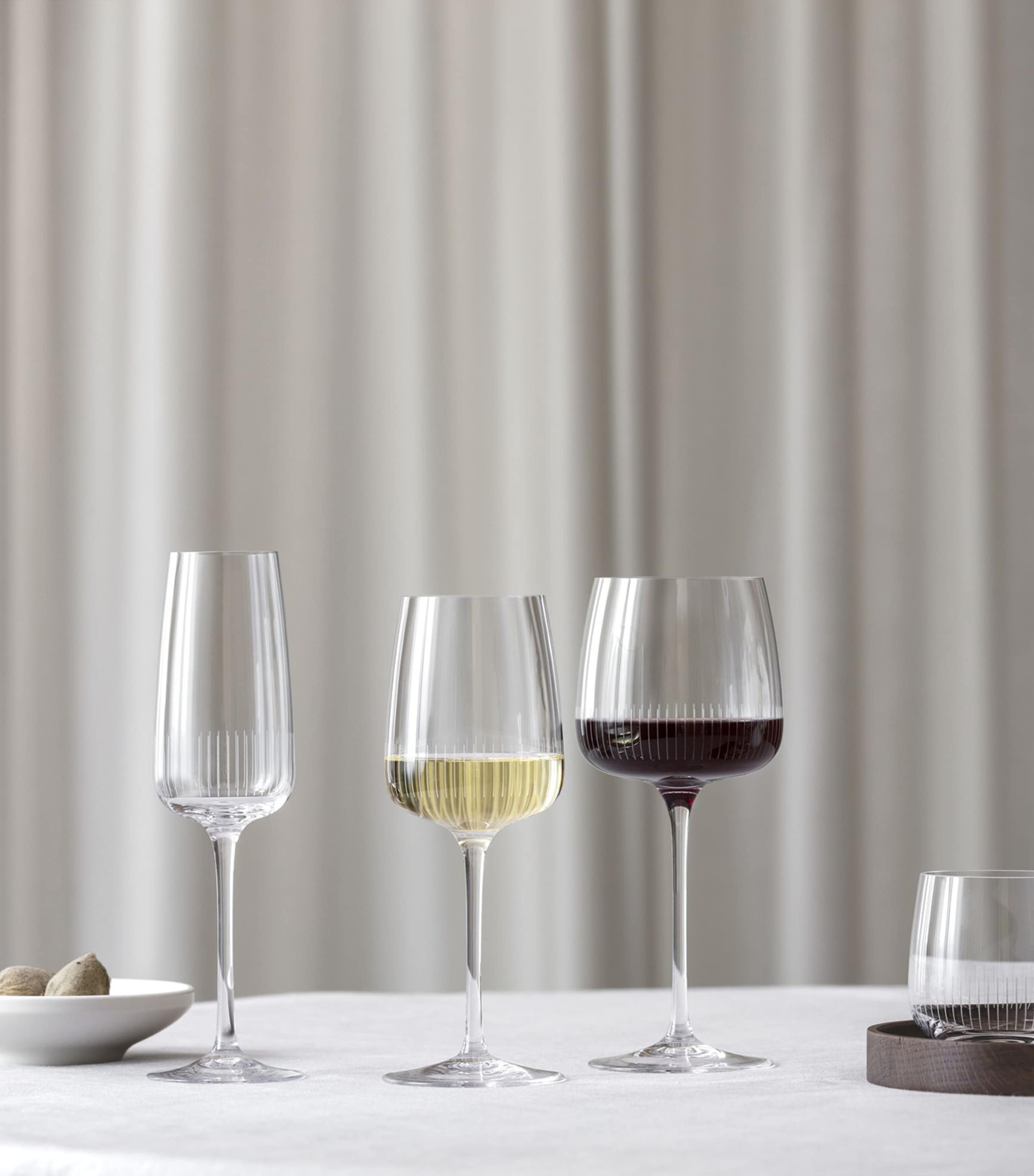 Villeroy & Boch Afina crystal red wine glasses set of 4 (British brand)