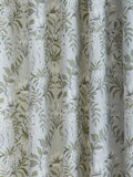 Laura Ashley Green Sage Parterre Lined Eyelet Curtains