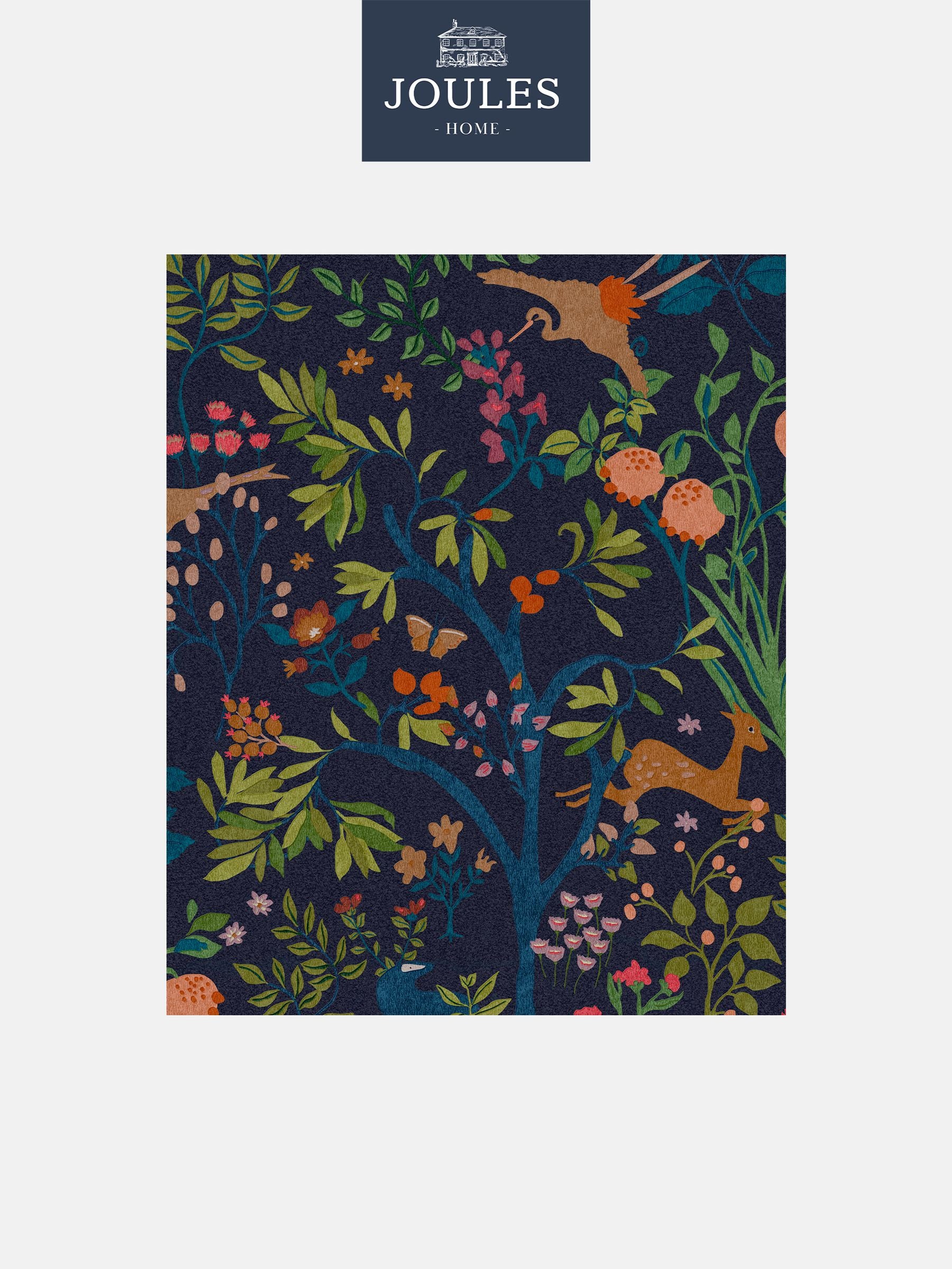 Joules blue enchanted woodland wallpaper - British product
