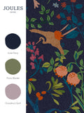 Joules blue enchanted woodland wallpaper - British product