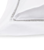 Yves Delorme Colisée Blanc Square Oxford pillowcase 65cm x 65cm (British brand)