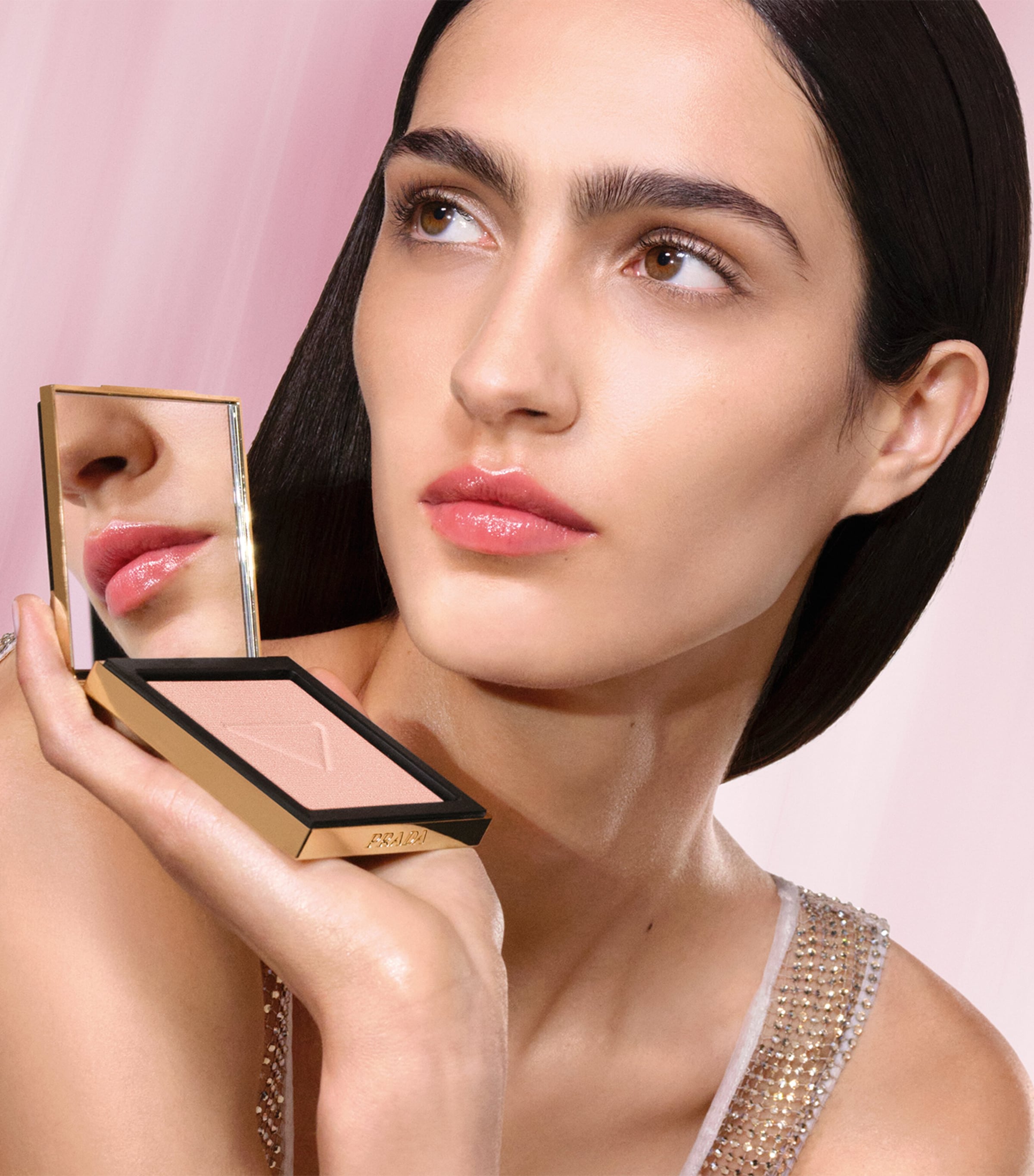 Prada Beauty Light Glowing Highlight Powder Refill, imported from the UK