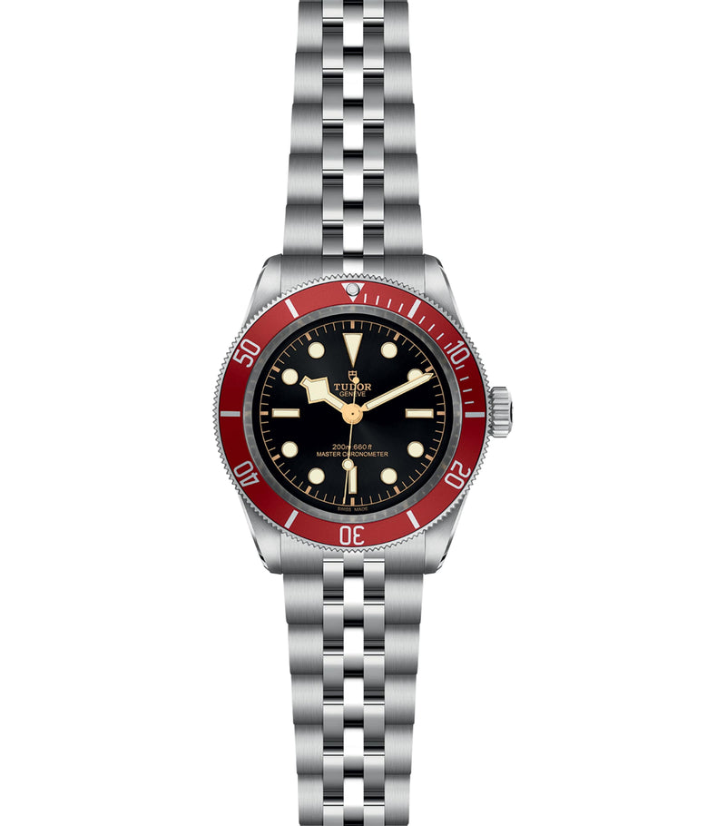Tudor Black Bay stainless steel watch 41mm (British brand)