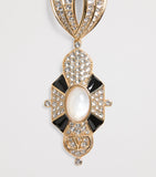 Valentino Garavani Pas Plus crystal pendant earrings - British product