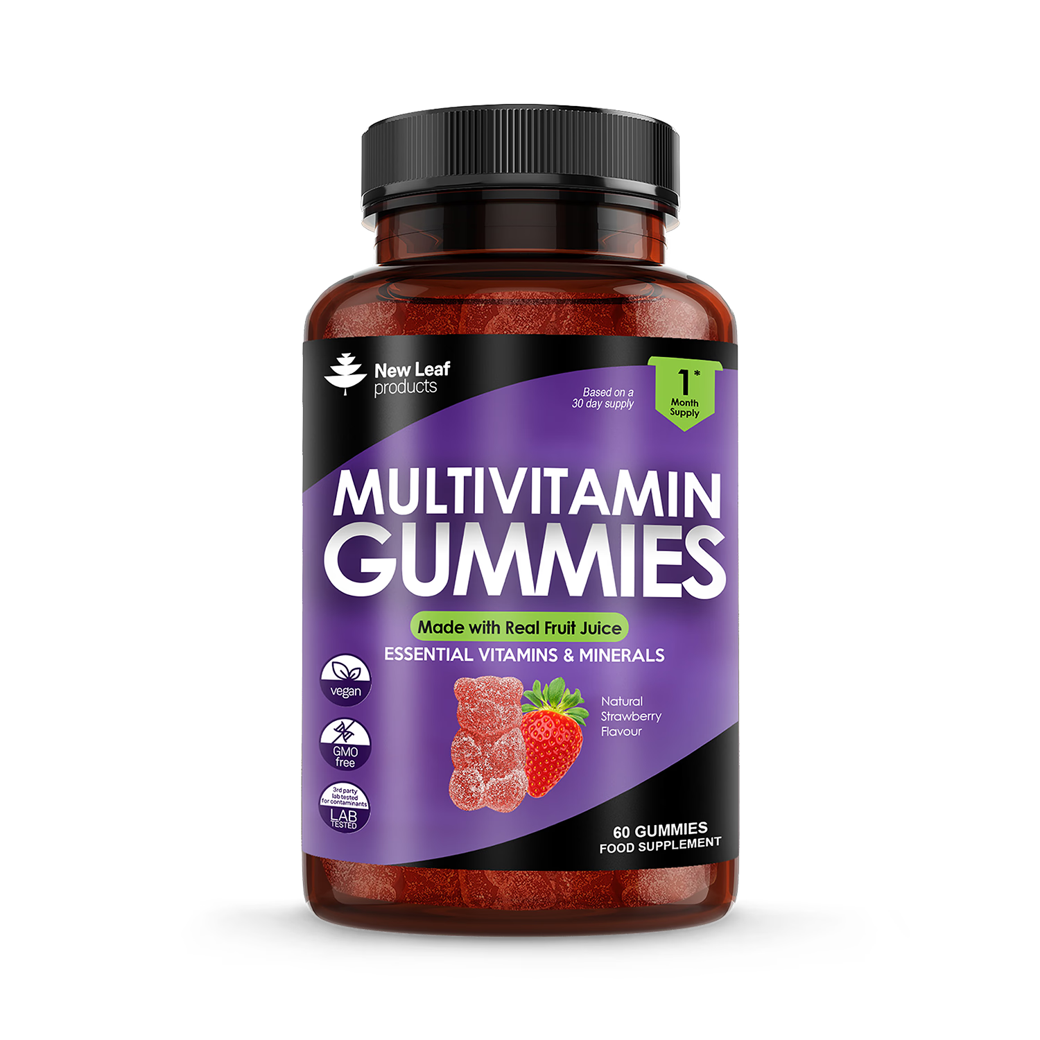 New Leaf Products Essential Multivitamins Minerals Gummies 60 gummies - British product