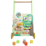 Chad Valley wooden activity walker with forest theme (British brand)