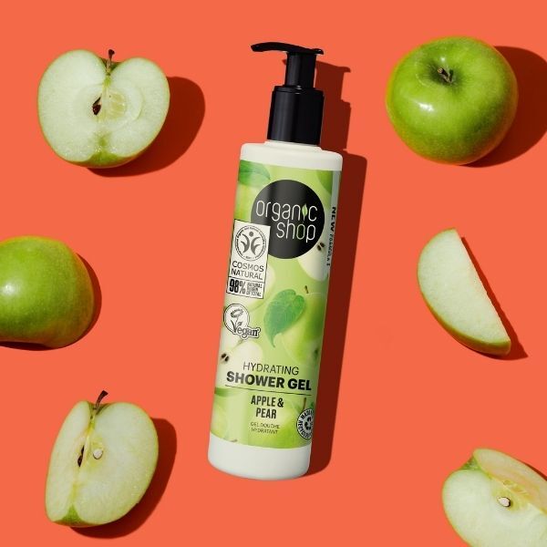 Organic Shop Hydrating Shower Gel Apple & Pear 280ml GOODS Superdrug   