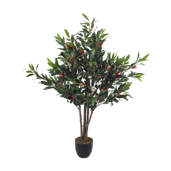 Livingandhome artificial olive tree decorative plant 120cm height , UK version