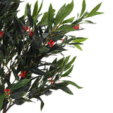 Livingandhome artificial olive tree decorative plant 120cm height , UK version