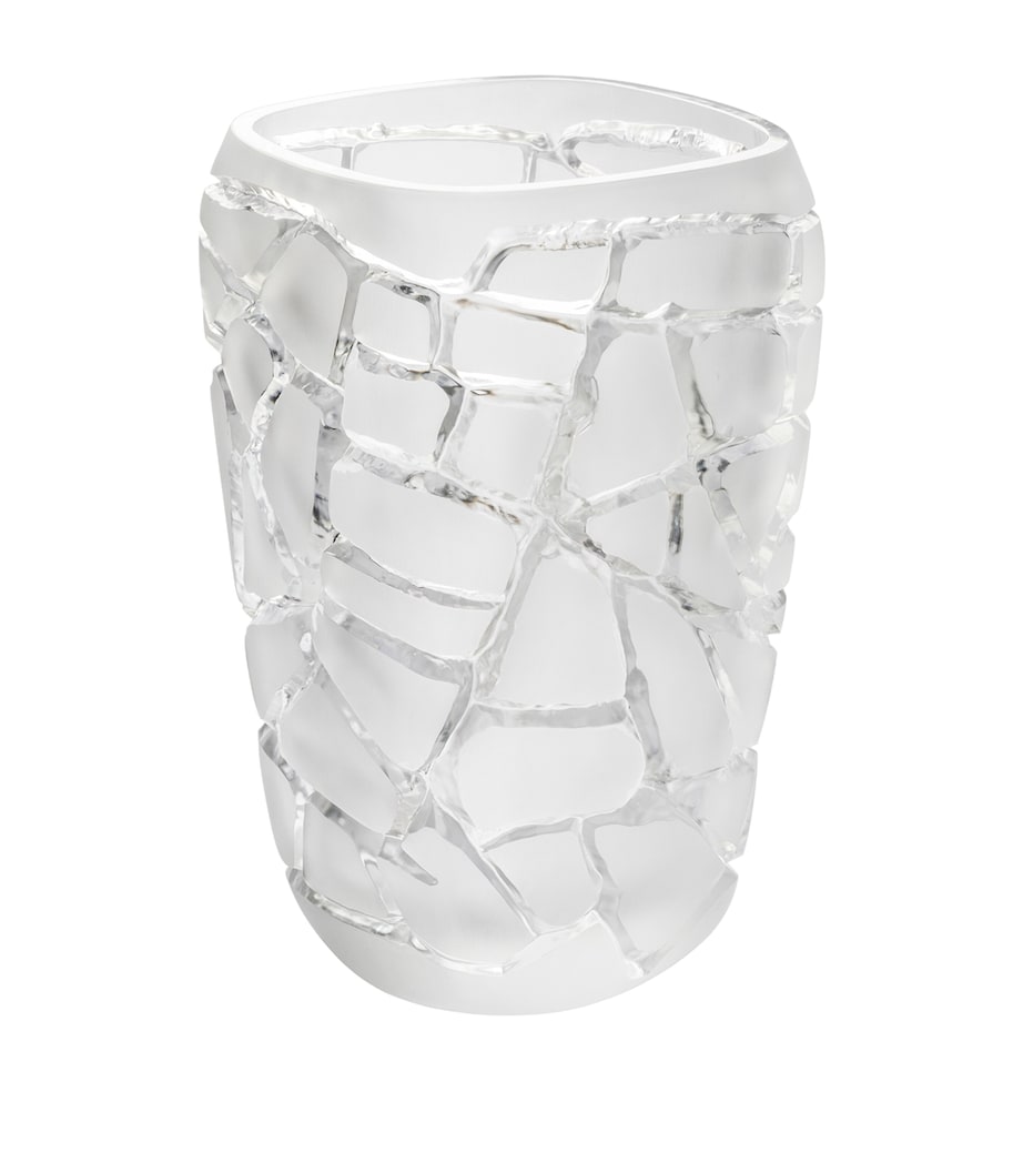 Lalique crystal Magnitude vase 38cm, UK version