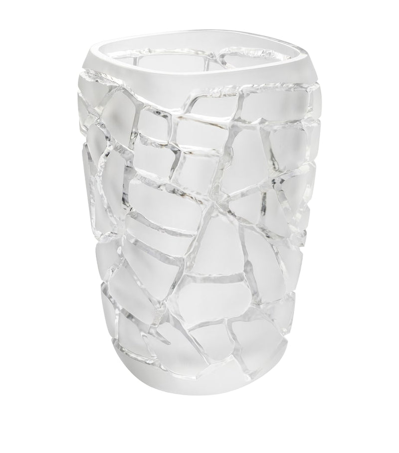 Lalique crystal Magnitude vase 38cm, UK version