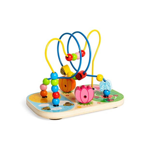 Bigjigs Toys Wooden Flower Bead Frame GOODS Superdrug   