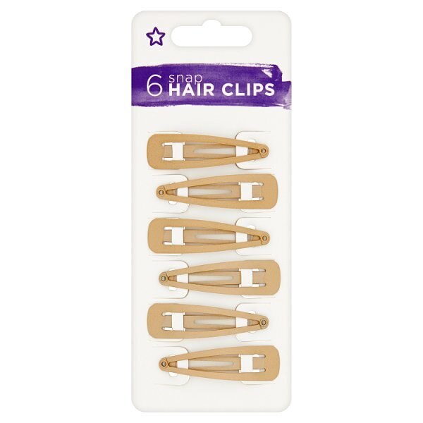 Superdrug Snap Clip Blonde X6 GOODS Superdrug   