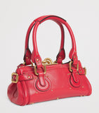 Chloé small leather Paddington top-handle bag, imported from the UK