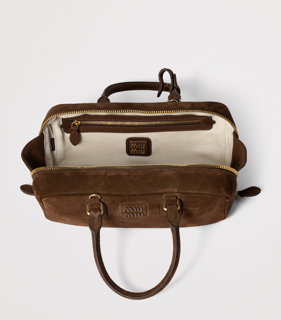 Miu Miu Arcadie suede handbag - British product