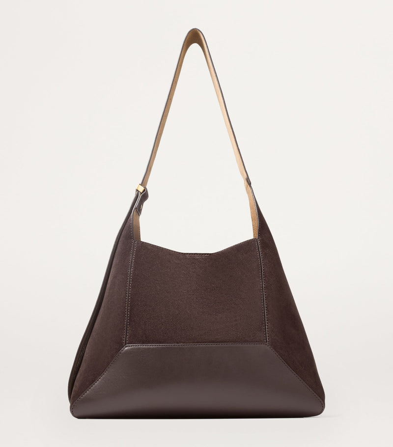 Jimmy Choo suede diamond shoulder bag (British brand)