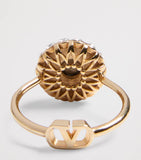 Valentino Garavani crystal VLogo signature ring, UK version