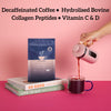 HotTea Mama collagen decaf coffee blend 280g, imported from the UK