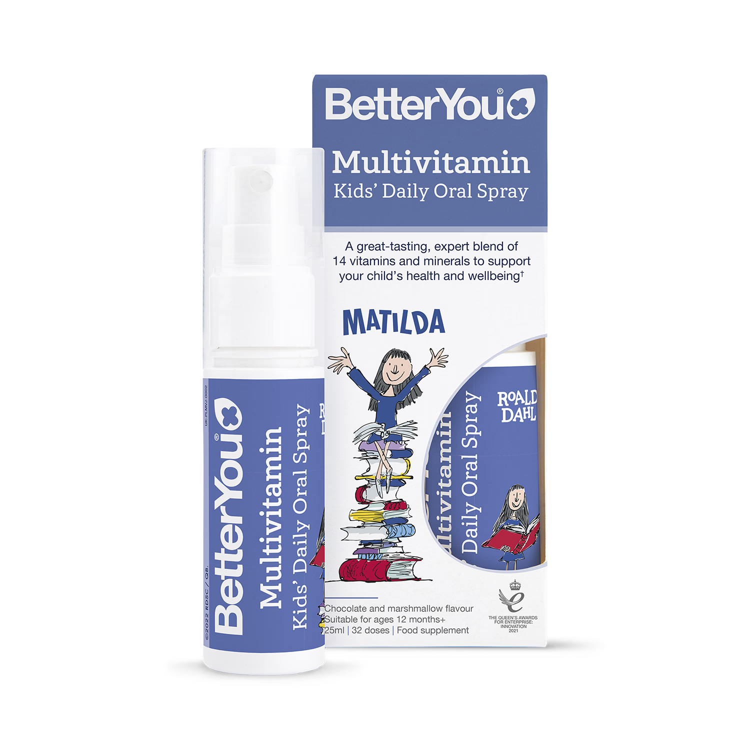 Betteryou Kids Multivitamin Oral Spray 25ml, UK version