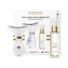 Erth Skin London anti-ageing set neck massager and HA serum, UK version