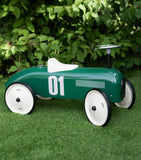 Vilac metal ride-on car retro, imported from the UK