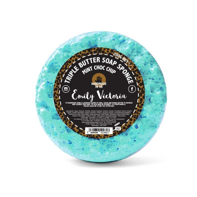 Superdrug Emily Victoria Triple Butter Soap Sponge Mint Choc Chip Shower Sponge- Buy online at McGrocer