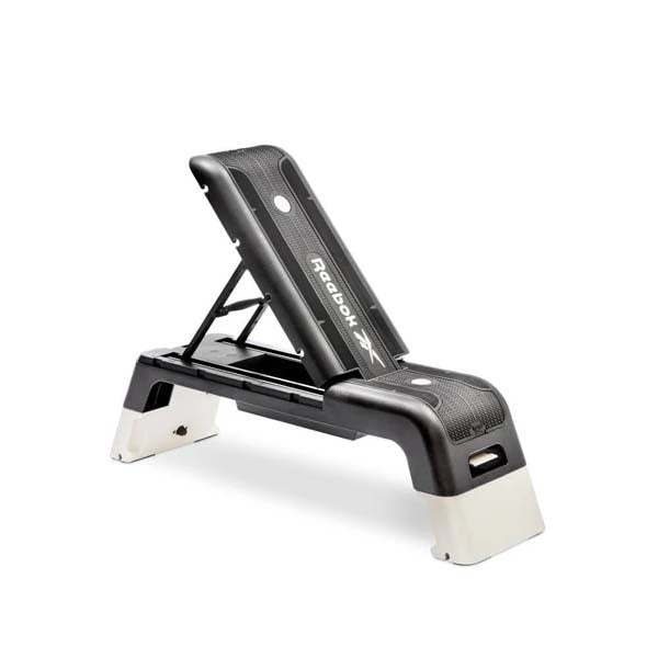 Reebok Deck adjustable platform bench White/Black - British product