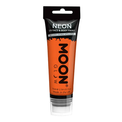 Moon Glow Neon UV Face Paint 75ml Orange