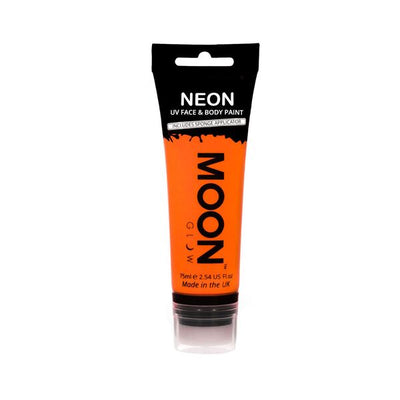 Moon Glow Neon UV Face Paint 75ml Orange