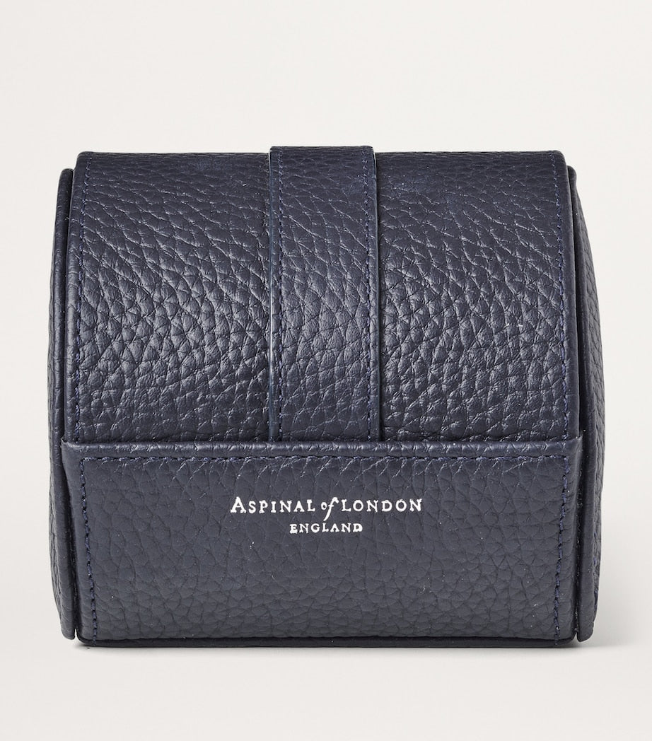 Aspinal of London leather watch roll, UK version