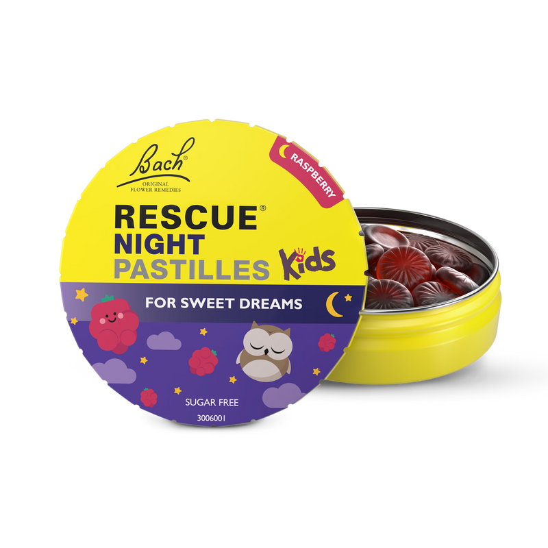 Rescue Remedy Kids Night Pastilles Raspberry 50g (British brand)