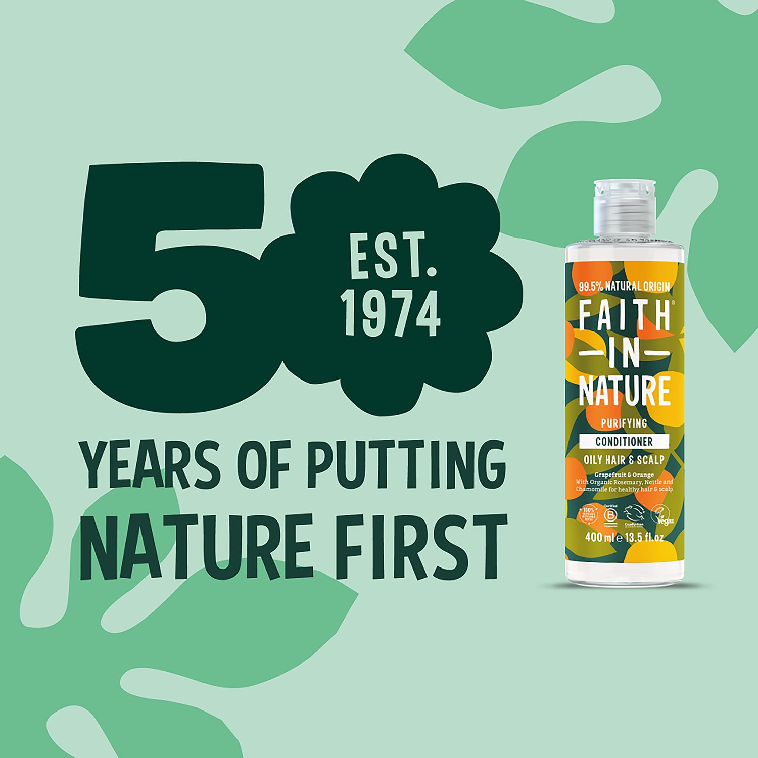 Faith In Nature Grapefruit & Orange conditioner 400ml (British brand)